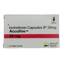 Изотретиноин Healing Pharma Accufine Isotretinoin 20 мг 10 софтгелей